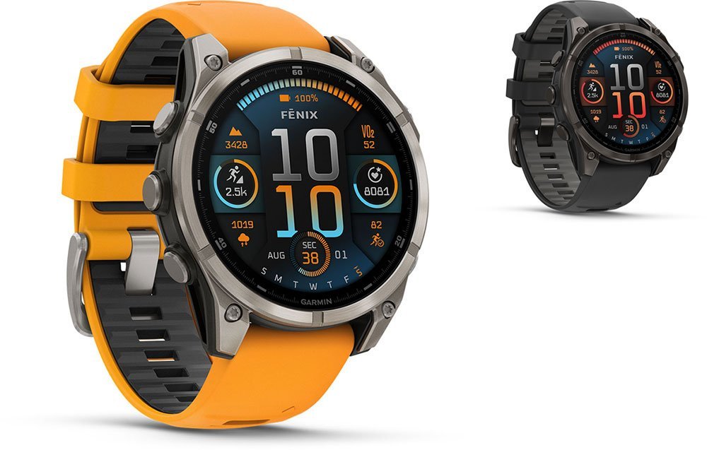 Garmin Fēnix® 8 - 47 mm AMOLED Sapphire - GPS Multisport